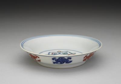 图片[2]-Dish with formal ju-i design inside and ling-chih fungus sprigs outside, Chia-ching reign (1522-1566), Ming dynasty-China Archive